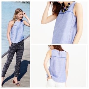 J.CREW sleeveless top.